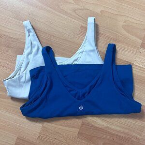 Set of 2 Athleta Athletic Tank Tops/Sports Bra Workout – L